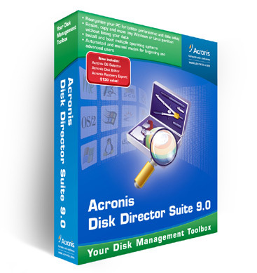 Acronis Disk Director Suite Screenshot